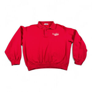 Vintage Chicago Special Tool Sweater Adult MEDIUM Red Sunrise Polo Sweatshirt